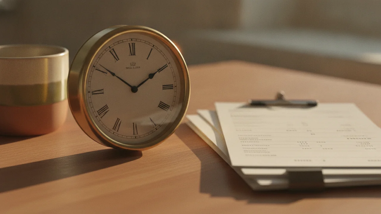 Cover image for the article, tracked time to invoices